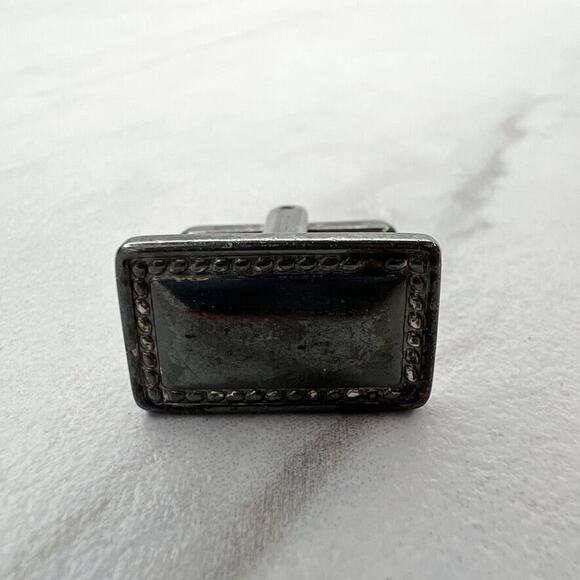 Hickok USA Vintage Silver Tone Single Cufflink - Picture 1 of 6